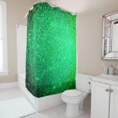 グリきらめくーングリッターグラデーション明クールカラフルるい シャワーカーテン (インサイチュ)