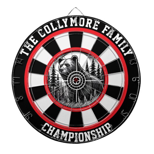 グリはっきりしたズリー目標の森アート ダーツボード (正面)