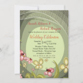 グリよくはしゃぐーン&レディーバード結婚式招待状 招待状 (正面)