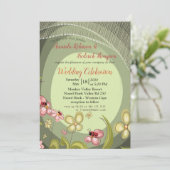 グリよくはしゃぐーン&レディーバード結婚式招待状 招待状 (スタンド正面)