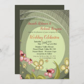 グリよくはしゃぐーン&レディーバード結婚式招待状 招待状 (正面/裏面)