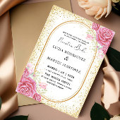 グリアエレガントターフローラ金ゴールドスペインのヌエストラボーダ 招待状