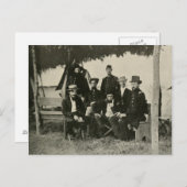 グリアソン将軍とスタッフ ポストカード (正面/裏面)