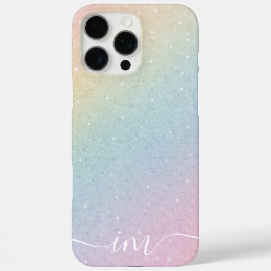 グリアモダンターイニシャルと名前の抽象デザイン Case-Mate iPhoneケース (裏面)