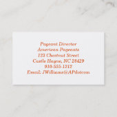 グリエレガントッモダンツプロフェッショナル名刺 名刺 (裏面)