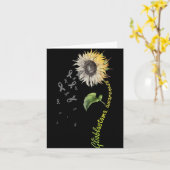 グリオブラストーマ認知ひまわり カード (黄色い花)