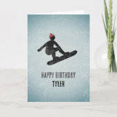 グリカッコいいンギーのスノーボーダー動揺してオンメタルカスタム カード (正面)