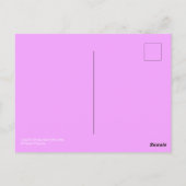 グリカラフルズリーベアーシルエット ポストカード (裏面)