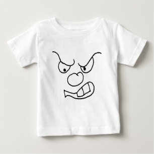 グリグリ顔 ベビーTシャツ