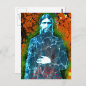 グリゴリラスプーチンロシアのヒストリー不機嫌モンクミスティック ポストカード (正面/裏面)