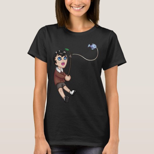 グリシャ釣りちび Tシャツ (正面)