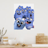 グリジーとレミングおもしろいスは幸せ怒だった ポスター (キッチン)