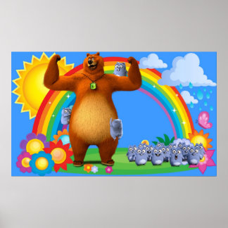 グリジーとレミングスの子供 ポスター