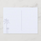 グリジーなラスベガスの結婚式の日付を保存 案内ポストカード (裏面)