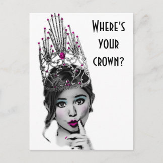 グリジーな女の子はがき ポストカード