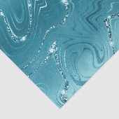 グリジーアクアブルーターコイズグリッター誕生日 薄葉紙 (詳細)