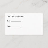 グリジーグラムモバイルペットグルーミングアポイントメント 名刺 (裏面)