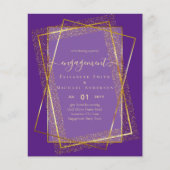 グリジーグラム婚約パーティ招待状予算 (正面)