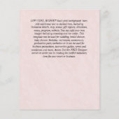 グリジーグラム婚約パーティ招待状予算 (裏面)