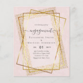 グリジーグラム婚約パーティ招待状予算 (正面)