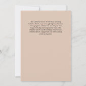 グリジーグラム婚約パーティ招待状予算 招待状 (裏面)