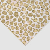 グリジーグラム金ゴールド赤面グリッターレオパードプリント 薄葉紙 (詳細)