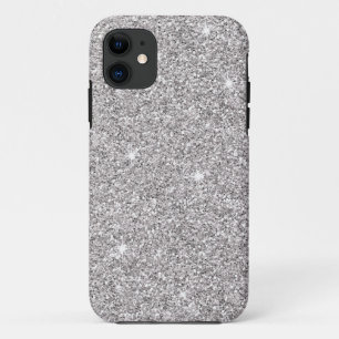 グリジーシルバーグリッター iPhone 11 ケース