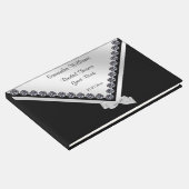 グリジーダイヤモンド&シルバーボウブライダルシャワー ゲストブック (コーナー)