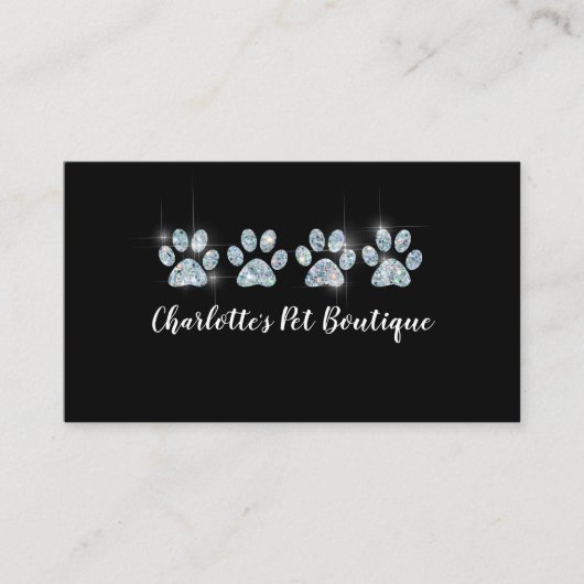 グリジートレンディーペット名刺デザイン 名刺 (正面)