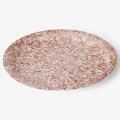 グリジーバラ金ゴールドグリッター誕生日 ペーパープレート (アングル)