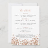 グリジーバラ金ゴールドIバチェロレッテウィークエンド招待状 招待状 (裏面)