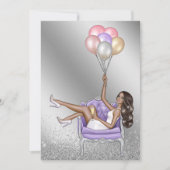 グリジーファッショニスタバチェロレッテ招待状 招待状 (正面)