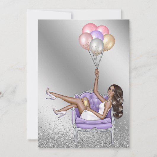 グリジーファッショニスタバチェロレッテ招待状 招待状 (正面)