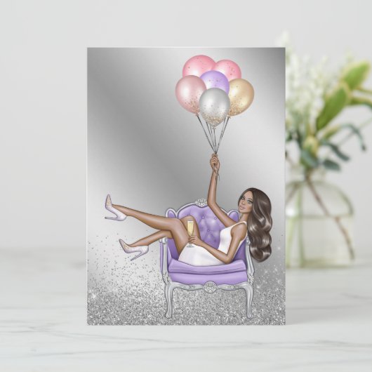 グリジーファッショニスタバチェロレッテ招待状 招待状 (スタンド正面)