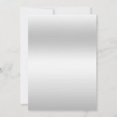 グリジーポーシュ25thシルバー結婚ズ記念日 招待状 (裏面)