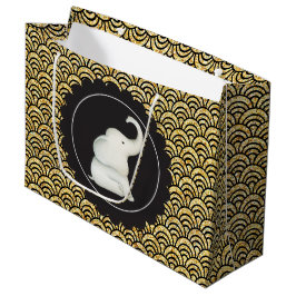 グリジー白象パーティーバッグ ラージペーパーバッグ