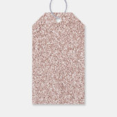 グリジー赤面ピンクグリッター ギフトタグ (裏面)