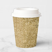 グリジー金ゴールドグラムグリッタースパークル 紙コップ (右)
