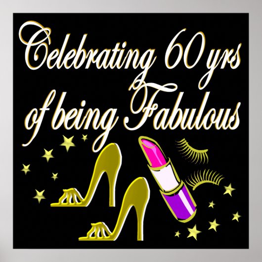 グリジー金ゴールド60th誕生日DIVA ポスター (正面)