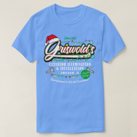 グリスウォルドイルミネーションクリスマスバケーション89 Dks Tシャツ (デザイン正面)