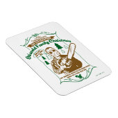 グリスウォルドファミリークリスマスチェーンソーグラフィック マグネット (右側)