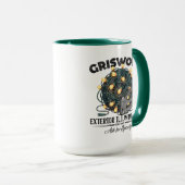 グリスウォルド外装イルミネーション – クリスマス休暇 マグカップ (正面右)