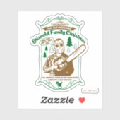 グリスウォルド家族クリスマスチェーンソーのグラフィック シール (シート)