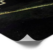 グリスセルツァーボトルとガラス ポスター (角)