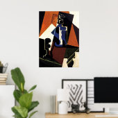 グリスセルツァーボトルとガラス ポスター (ホームオフィス)