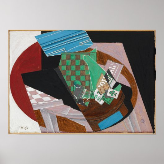 グリスチェッカーボードとトランプ ポスター (正面)