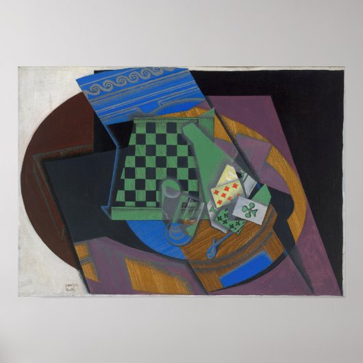 グリスチェッカーボードとトランプ ポスター (正面)