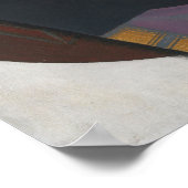 グリスチェッカーボードとトランプ ポスター (角)