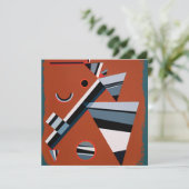 グリスバイカンディンスキー絵画抽象芸術ズモダンアート カード (スタンド正面)