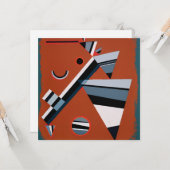 グリスバイカンディンスキー絵画抽象芸術ズモダンアート カード (正面/裏面インサイチュ)